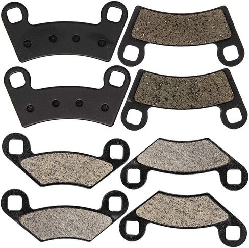 مجموعة وسادة الفرامل المتخصصة لـ Polaris RZR 570 800 Outlaw 525 2203318 2202412 2201398 1910678 الأمامي الخلفي العضوي in Saudi Arabia