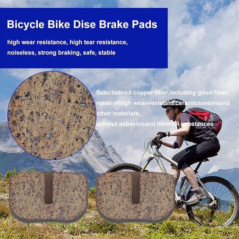 AHL Bicycle Semi-Metallic Disc Brake Pads Compatible with Motovox MBX10 MBX11 MBX-10 79cc Moto MM-BB80 Baja Racer Dirt Bug Motorsports Doodle Bug Ct100u Mini bike rear brake pad parts (2 Pack) in Saudi Arabia