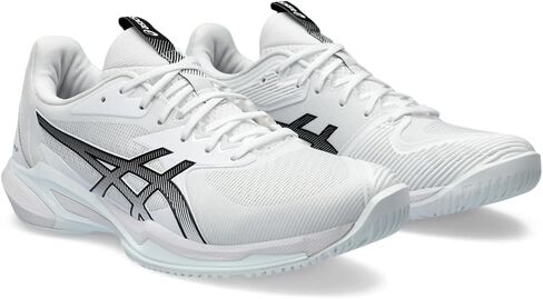 ASICS Men's Solution Speed FlyteFoam 3 Tennis Shoes, 8, Safety Yellow/Black in Saudi Arabia
