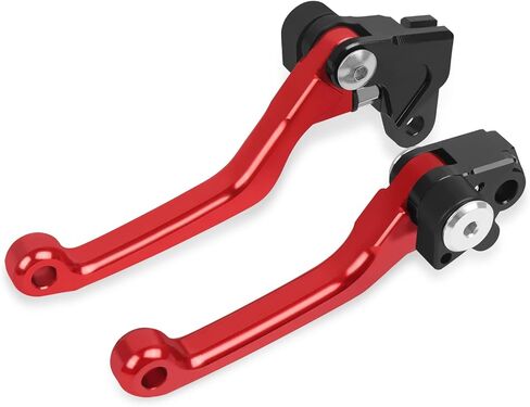 HAONEL Short Brake Clutch Lever Sets CNC Aluminum Compatible with Honda CR250R CR125R 1992-2003/ CR80R CR85R 1998-2007/ CRF125F CRF150R XR650R CRF450R 2 Finger Levers Motorcycle Accessories in Saudi Arabia