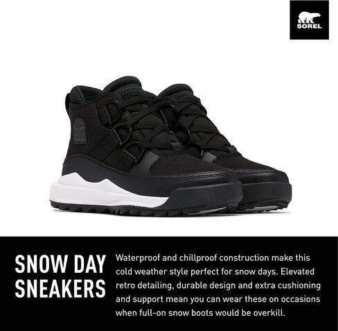 Sorel ONA™ RMX Chukka Plus Waterproof - Sneakers for Women - EVA Footbed - Ankle-Height - Lightweight Sea Salt/Black 5 B - Medium in Saudi Arabia