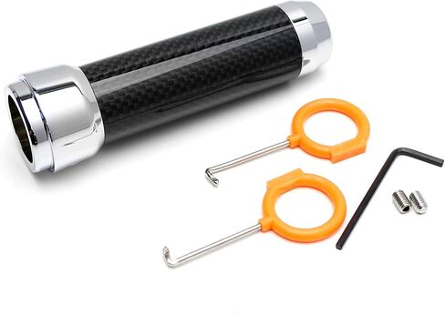 iJDMTOY Black Real Carbon Alloy Metal Handbrake Handle Grip Compatible With Gen3 MINI Cooper F55 F56 F57, Gen F60 Countryman in Saudi Arabia