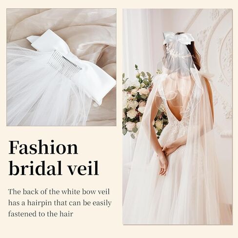 White Luxury Cathedral-Length Bridal Wedding Veil with Glitter for Bride to Be Bachelorette Party Decorations Bridal Shower in Saudi Arabia