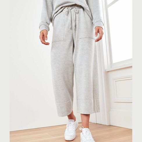 Duyang 2 قطعة مجموعات Sweatsuit مجموعات صالة للنساء الأكمام طويلة هوديي قميص عريض الساق على نطاق in Kuwait