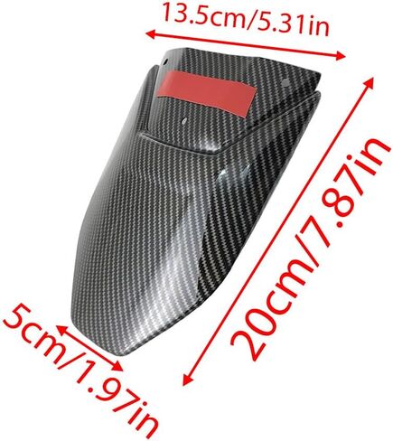 Fender Fender Extender Mudguard ، دراجة نارية Mudguard Fender ، متوافق مع BMW F900R 2020-2023 ، متوافق مع BMW F900XR 2020-2023 ، 1 جهاز كمبيوتر (أسود) in Saudi Arabia