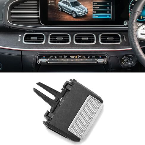 TTCR-II Compatible with Mercedes Benz GLE GLS Vent Clip 2020-2024, 1 PC Rear AC Vent Clip for GLE W167 and GLS X167, for 2020-2024 GLE GLS Class Air Grille Tab (Back Row) in Saudi Arabia