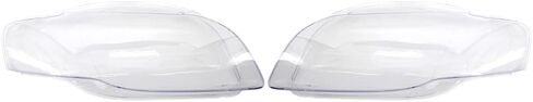 Cnnono8 Clear Headlight Headlamp Lens Cover Shell Left & Right Side Lampshade Replacement for Audi A4 B7 S4 2005 2006 2007 2008 in Saudi Arabia