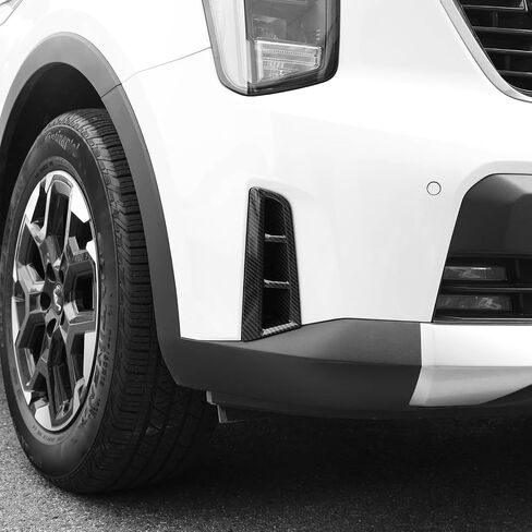 YouToocar 2pcs أغطية ضوضاء الضباب الأمامية متوافقة مع Kia Sorento 2024-2025 الملحقات (أسود لامع) in Kuwait