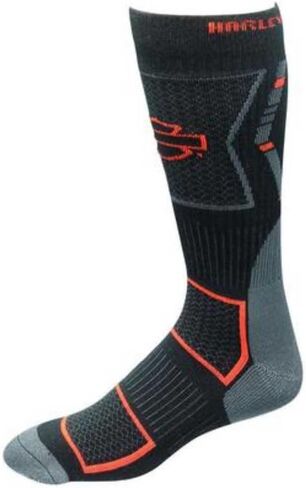 Harley-Davidson Wolverine Men's Coolmax Mid Calf Riding Socks D99085270-001 in Saudi Arabia