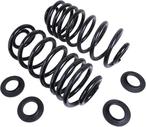 Detroit Axle - 2 Rear Coil Springs for 2002-2009 Chevrolet Trailblazer GMC Envoy 2003 2004 2005 2006 2007 2008 Rear Coil Springs Conversion Replacement in Saudi Arabia