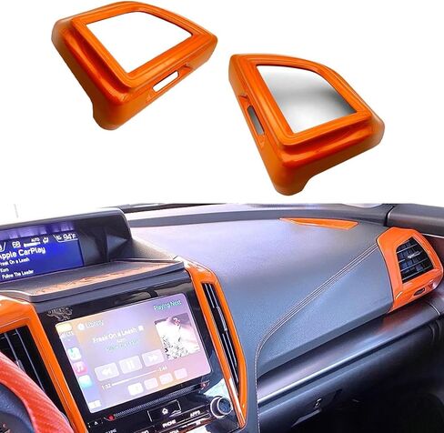 for Subaru Front Side Air Condition Vent Outlet Cover Trim for Subaru Crosstrek Impreza Sport Limited Premium 2018 2019 2020 2021 2022, Orange in Kuwait
