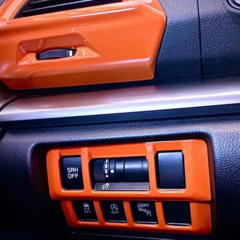 for Subaru Front Side Air Condition Vent Outlet Cover Trim for Subaru Crosstrek Impreza Sport Limited Premium 2018 2019 2020 2021 2022, Orange in Kuwait