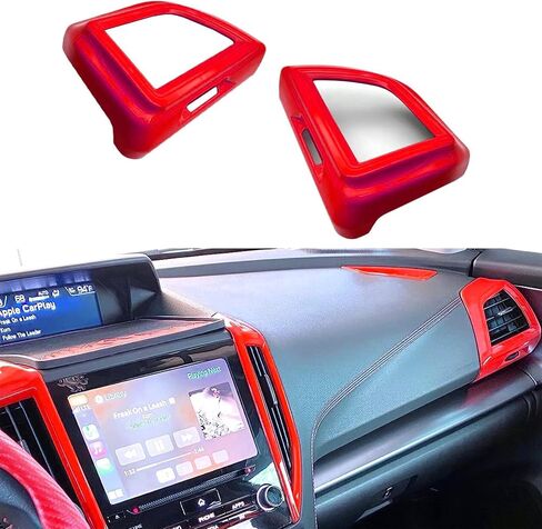 for Subaru Front Side Air Condition Vent Outlet Cover Trim for Subaru Crosstrek Impreza Sport Limited Premium 2018 2019 2020 2021 2022, Orange in Saudi Arabia