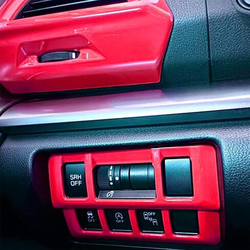for Subaru Front Side Air Condition Vent Outlet Cover Trim for Subaru Crosstrek Impreza Sport Limited Premium 2018 2019 2020 2021 2022, Orange in Saudi Arabia