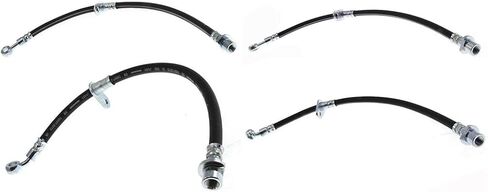 Front Rear Hydraulic Hose - 4X Front Rear Hydraulic Brake Hose Assembly Arrhythmic for Acura CL 3.2L 2001-2003, for Acura TL 3.2L 1999-2003 in Saudi Arabia