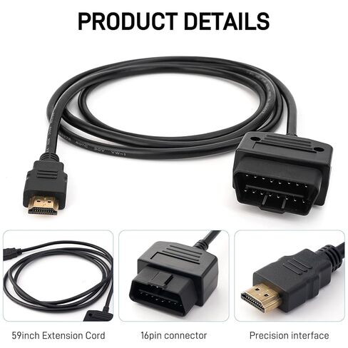 sct x4 Cable for OBD2 Compatible with Xcalibrator X4 Model Tuner Scanner,Works Perfectly on Ford Vehicles,for 7011U-08 Cable in Saudi Arabia