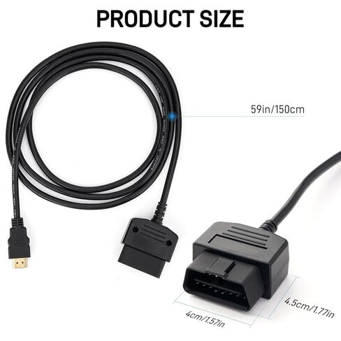 sct x4 Cable for OBD2 Compatible with Xcalibrator X4 Model Tuner Scanner,Works Perfectly on Ford Vehicles,for 7011U-08 Cable in Saudi Arabia