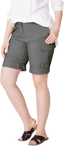 ellos Plus Size Convertible Cargo Shorts in Saudi Arabia