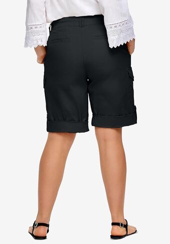 ellos Plus Size Convertible Cargo Shorts in Saudi Arabia