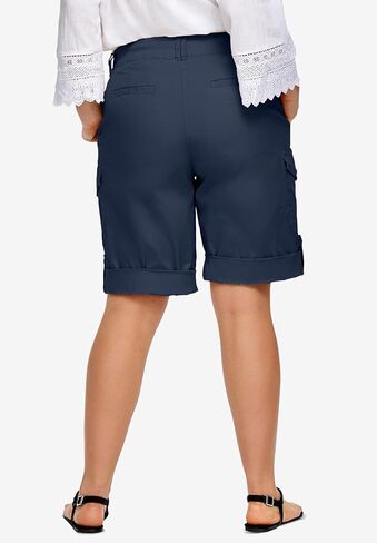 ellos Plus Size Convertible Cargo Shorts in Saudi Arabia