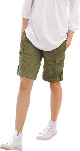 ellos Plus Size Convertible Cargo Shorts in Saudi Arabia