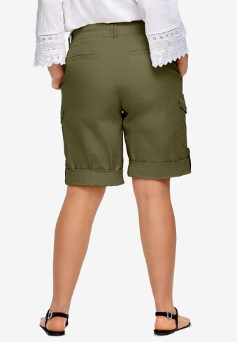ellos Plus Size Convertible Cargo Shorts in Saudi Arabia
