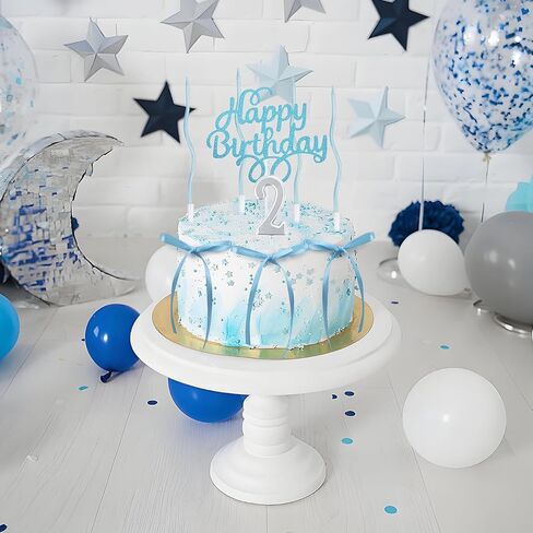 27PCS Bow Cake Toppers with Happy Birthday Sign 0-9 Numbers Spiral Long Thin Bowknot Ribbons Cake Decorations for Coquette Themed Birthday Bridal Wedding(Black) in Kuwait