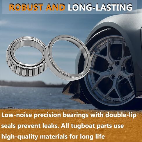 6Pcs Front Wheel Bearing and Race Set & Seal Kits for 1987-1982 Chevrolet Camaro Malibu S10 for 1986-1983 GMC Caballero S15 Jimmy for 1987-1985 Oldsmobile Cutlass for 1986-1982 Pontiac in Saudi Arabia