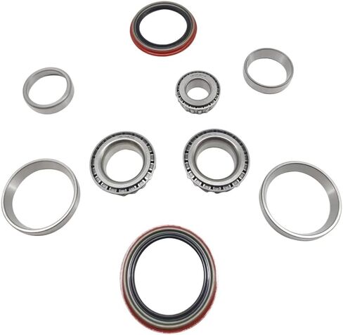 6Pcs Front Wheel Bearing and Race Set & Seal Kits for 1987-1982 Chevrolet Camaro Malibu S10 for 1986-1983 GMC Caballero S15 Jimmy for 1987-1985 Oldsmobile Cutlass for 1986-1982 Pontiac in Saudi Arabia