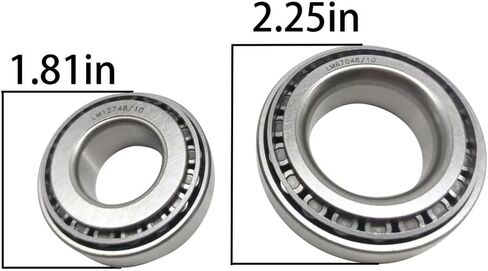 6Pcs Front Wheel Bearing and Race Set & Seal Kits for 1987-1982 Chevrolet Camaro Malibu S10 for 1986-1983 GMC Caballero S15 Jimmy for 1987-1985 Oldsmobile Cutlass for 1986-1982 Pontiac in Saudi Arabia