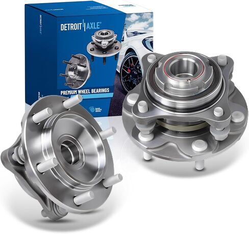 Detroit Axle - 2WD Front Wheel Hubs لـ Toyota 4runner Tacoma FJ Cruiser ، 2 محامل العجل in Saudi Arabia