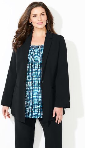 Catherines Women's Plus Size Right Fit; Blazer in Saudi Arabia