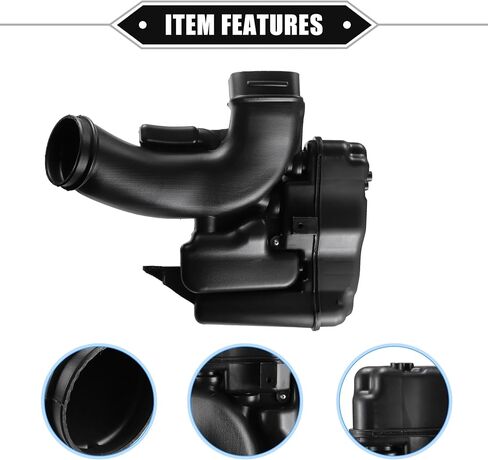 Air Cleaner Intake Lower Resonator Compatible for Honda Accord 2013-2017, Durable Plastic Black Chamber Resonator Assembly in Saudi Arabia