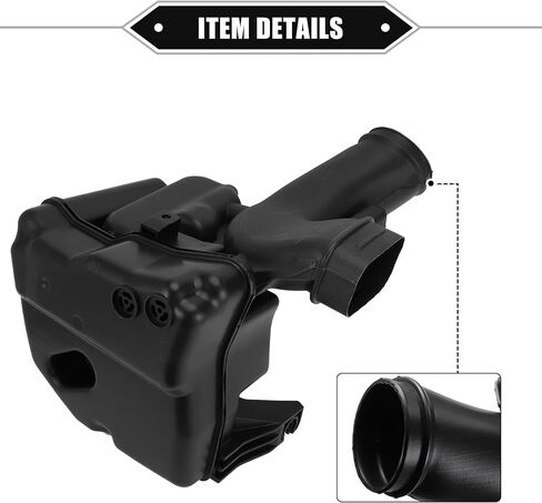 Air Cleaner Intake Lower Resonator Compatible for Honda Accord 2013-2017, Durable Plastic Black Chamber Resonator Assembly in Saudi Arabia