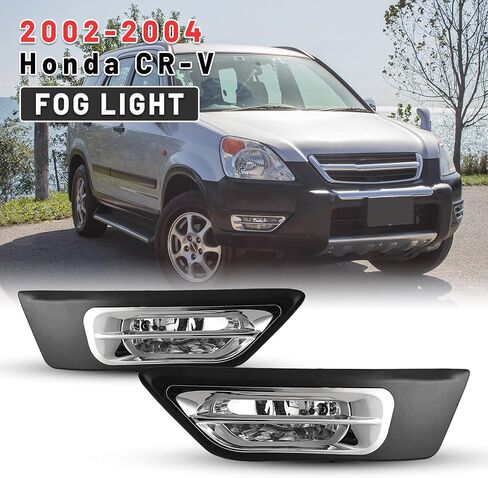 أضواء ضباب Autowiki لعام 2002 2003 2004 Honda CR-V LAMP CRV مجموعات مع مجموعة الأسلاك 1 زوج in Saudi Arabia