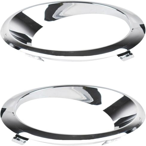 Fog Light Cover Grille Bezel Trim Ring RH Passenger Side LH Driver Side Chrome Replacement for 2013-2016 Fusion Mondeo in Saudi Arabia