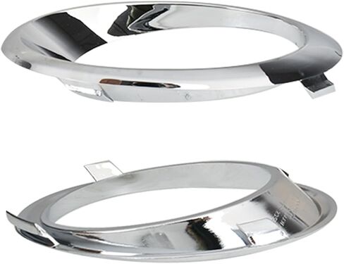 Fog Light Cover Grille Bezel Trim Ring RH Passenger Side LH Driver Side Chrome Replacement for 2013-2016 Fusion Mondeo in Saudi Arabia
