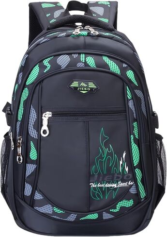 Camo School Backpack for Boys, Camouflage Bookbags Boys Backpack for Elementary Middle Junior High School Bag Kids, C-Camo Blue in Kuwait