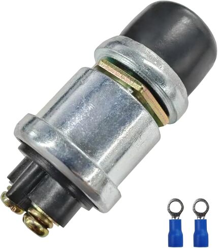 تبديل زر بدء تشغيل السيارة ، محرك سيارة شاق 12V 50A للبدء في بدء مفتاح الإشعال ، زر البدء في ماء مقاومة للماء ، زر بداية قرن بحرية لشاحنة قارب السيارة (1 مساءً) in Kuwait