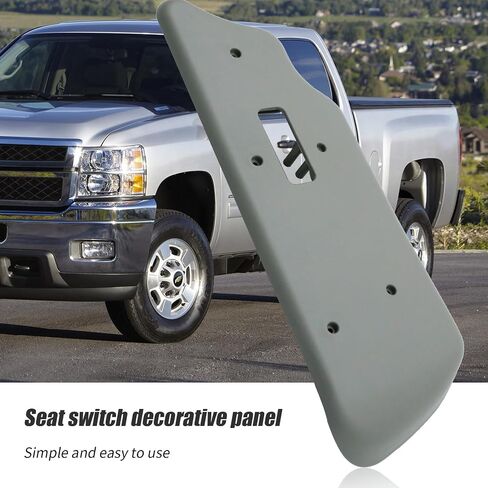 88941672 Front Left Driver Side Seat Switch Trim Bezel Panel, Replacement for Chevrolet Avalanche 1500 2500 3500 2003-2006 Replacement for GMC Sierra 1500 2500 3500 2003-2006 in Saudi Arabia