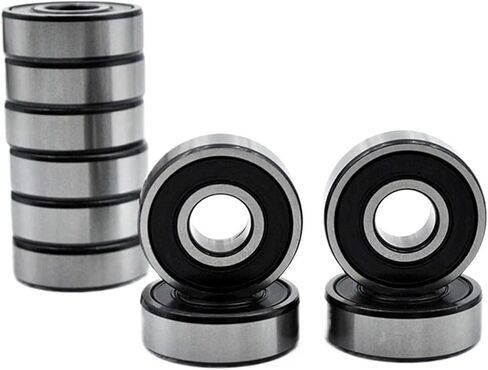 10-100pcs 608 606 607 609 625 626 627 628 ZZ 2RS 2Z DDU Bearings High Performance Roller Skate Skateboard Wheel Bearing(608 2RS Premium,100Pcs) in Saudi Arabia
