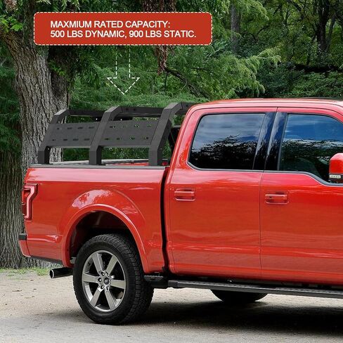Truck Rack for Full-Size Trucks 17.3'' Bed Rack Without Bed Rails Overlanding Rack for 2002-2025 Dodge Ram 1500, 2014-2022 Chevy Silverado 1500, 2015-2025 Ford F-150, 2007-2013 Toyota Tundra in Saudi Arabia