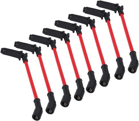 10.5MM Performance Spark Plug Wires Set Replacement, Compatible with Chevy Compatible with GMC 1999-2006 LS1 Vortec 4.8L 5.3L 6.0L, 8-Pack in Saudi Arabia