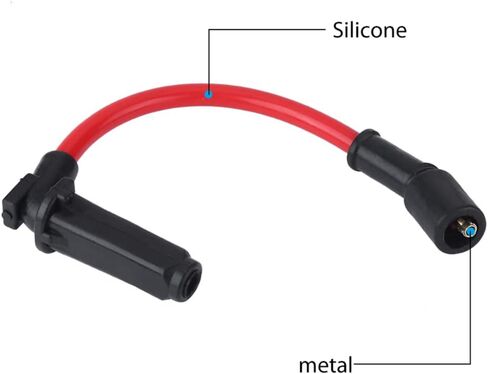 10.5MM Performance Spark Plug Wires Set Replacement, Compatible with Chevy Compatible with GMC 1999-2006 LS1 Vortec 4.8L 5.3L 6.0L, 8-Pack in Saudi Arabia