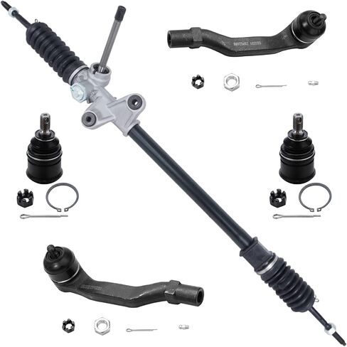 ديترويت المحور-رف التوجيه وجمال أكياس عام 1992-1995 هوندا سيفيك 1993-1997 Civic Del Sol Rack and Pinion Assembly 2 Tie Tie end end in Saudi Arabia