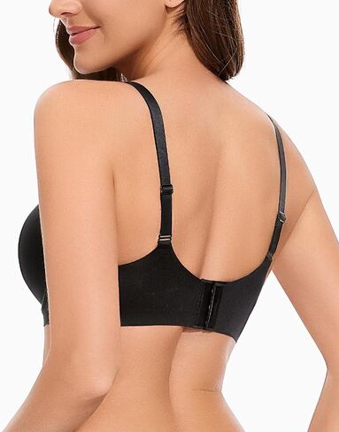 Push Up Padded Bra Add 2 Cup Bombshell T Shirt Plunge Everyday Bras for Women with Underwire Support in Saudi Arabia