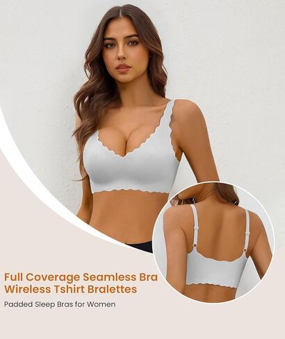 bralettes مبطنة للنساء حزمة سلس حمالات صدرية كاملة in Kuwait