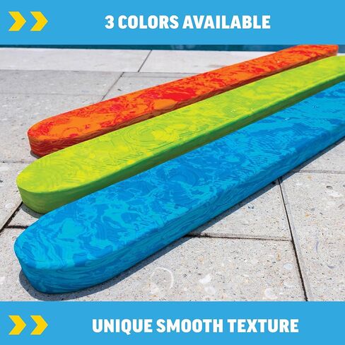 WOW Sports - Green Vacation Mode Pool Noodle - Perfect for Pools, Swimming, & Floating - Floatation Device for Adults & Children - Pool Party Accessory in Kuwait