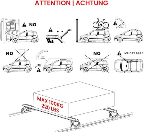 OMAC Roof Rack Cross Bars Luggage Carrier for Volvo XC90 2002-2014 Alu Silver 2Pcs in Saudi Arabia