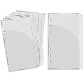 NatSumeBasics 12 A6 Binder Pockets Dividers Purple A6 Cash Stuffing Envelopes with Tab for 6 Ring Budgeting Planner Inserts Supplies Accessories (Purple) in Kuwait